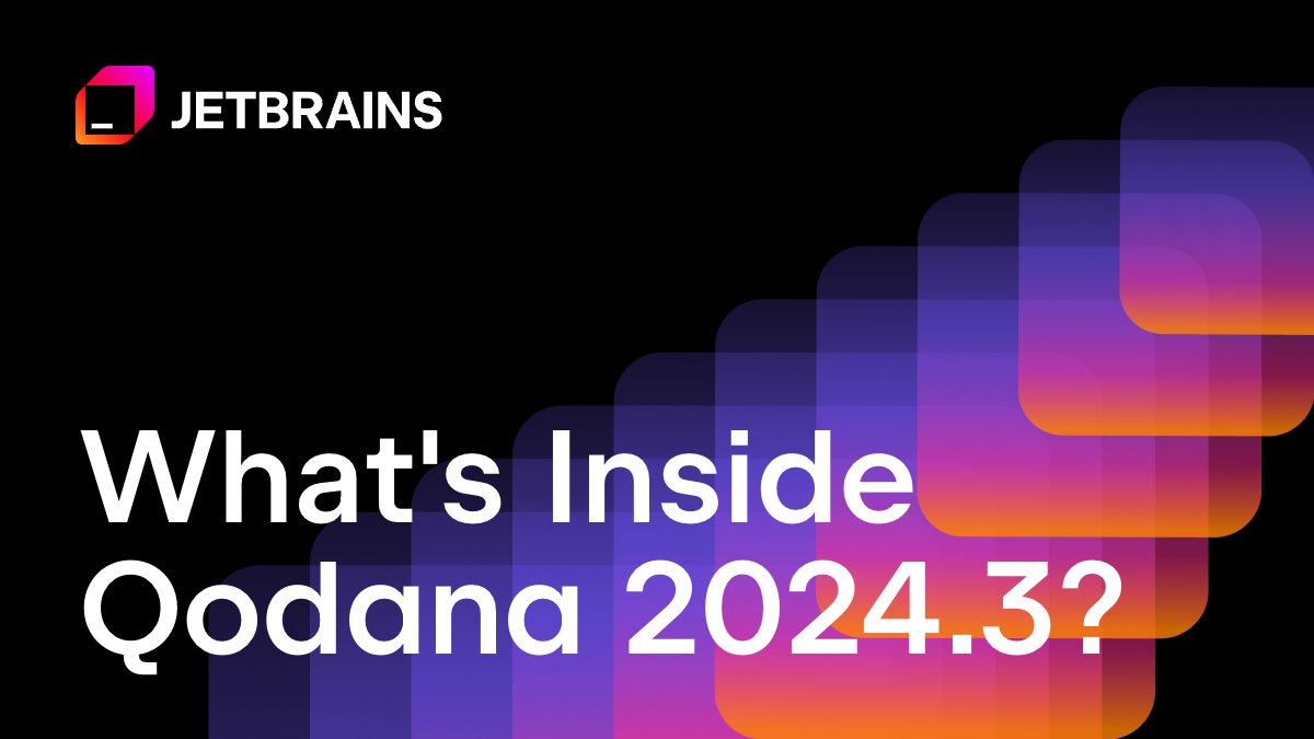 Qodana's tweet image. Qodana 2024.3 has arrived, packed with enhanced security features, new Android lint checks, and more! Find the details of the release here: jb.gg/wzj1k7 #AndroidDevelopers #CodeQuality #JavaDevelopers #Kotlin #Go