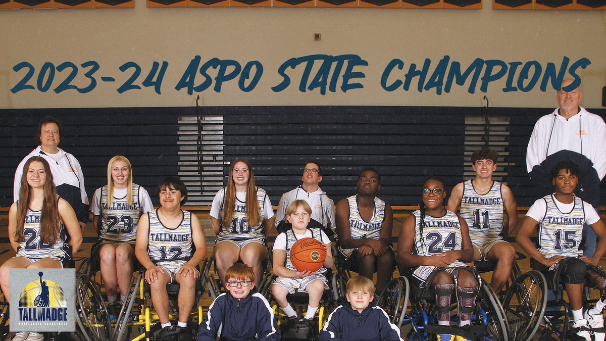 Tonight at halftime of the boys varsity basketball game, we will be recognizing our 2023-24 Wheelchair Basketball State Champions! Come out and see these great kids get their rings!