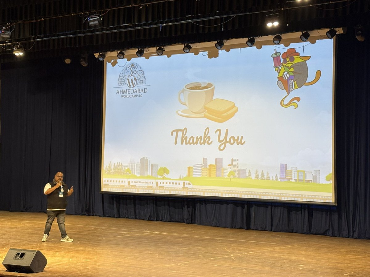 Anuj Dalal - eCommerce Solution Specialist (@anujdalal_87) on Twitter photo That’s end of day - 1 for WordCamp Ahmedabad…
<a href="/kandarp/">Kandarp Bhatt</a> is on stage for the closing remarks.
#wcahmedabad #WordPress #Ahmedabad #CMS #Website That’s end of day - 1 for WordCamp Ahmedabad…
<a href="/kandarp/">Kandarp Bhatt</a> is on stage for the closing remarks.
#wcahmedabad #WordPress #Ahmedabad #CMS #Website
