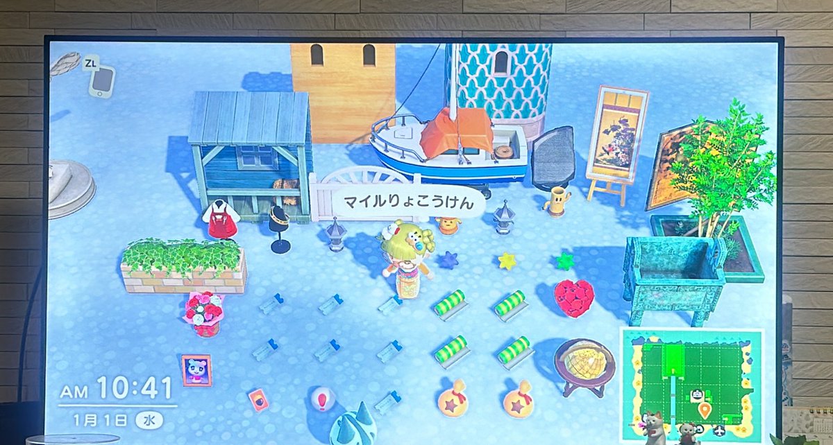 なーちょちゃんの島🏝️に
お年玉という名の謎袋プレゼントを
いただきに行ってきた😂あつ森きっと…６月ぐらいからしてなかった…🥺
なーちょちゃん！ありがと！