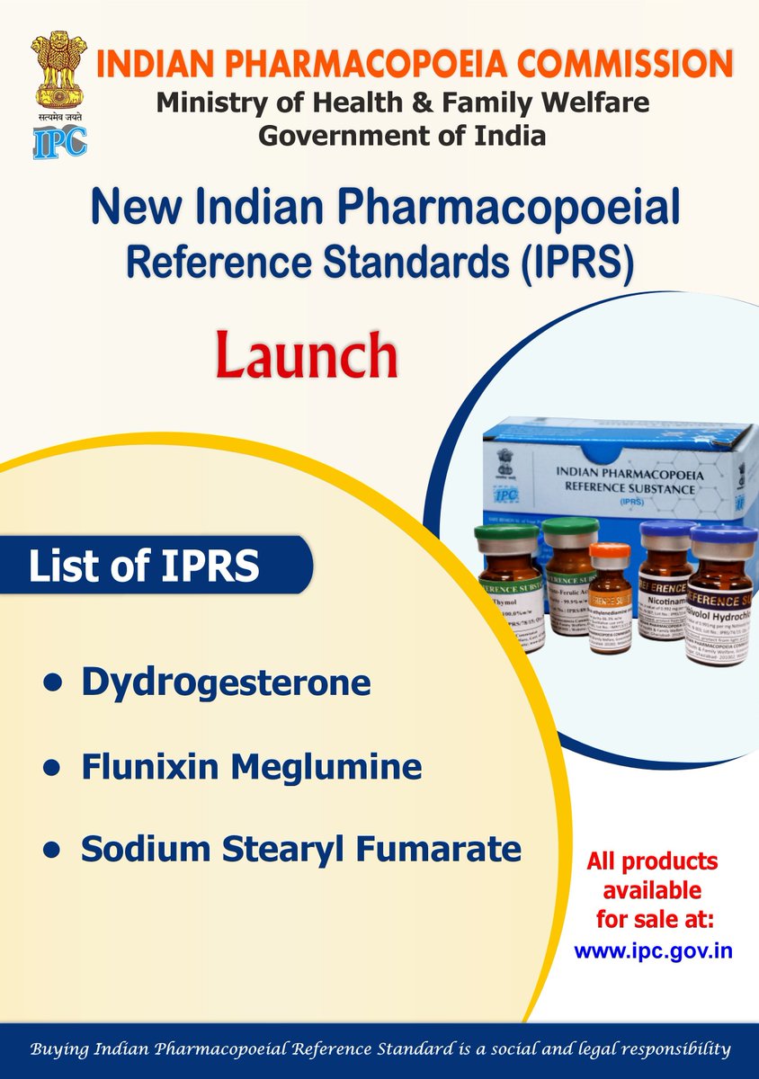 Indian Pharmacopoeia Commission (IPC), Ghaziabad (@ipcgzb) on Twitter photo 