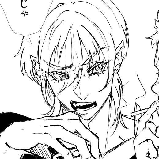 厚塗り→アニメ塗り→モノクロ原稿→落書き 