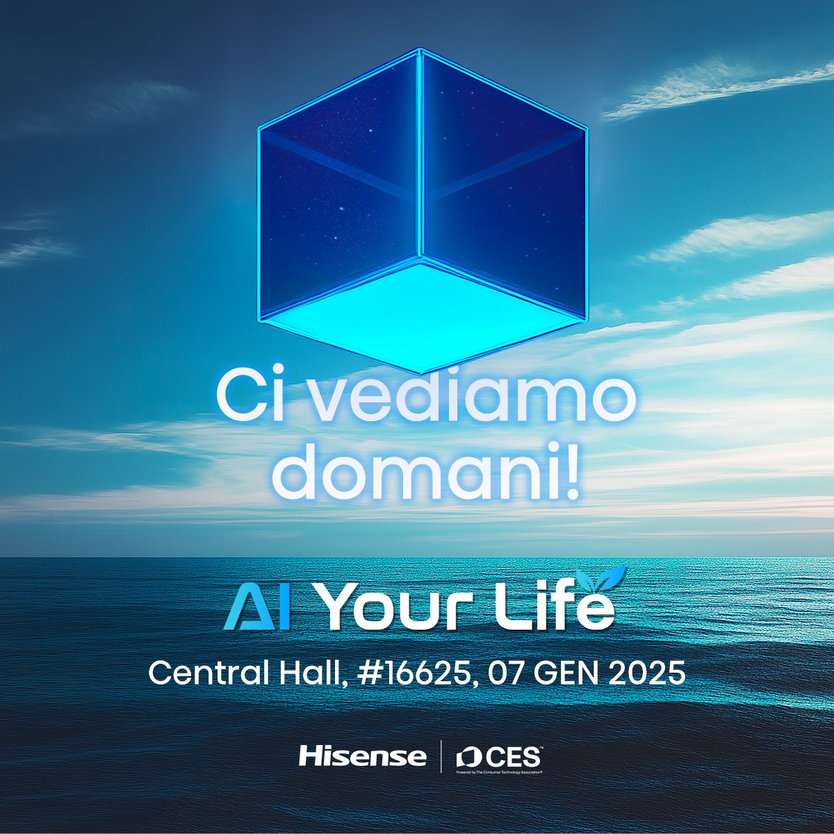 🔵 Ma più senza la tacnologia #Hisense!

Cosa ti aspetti di vedere? 

👉🏻Scrivicelo nei commenti qui sotto.

#HisenseItalia #CES2025 #Innovazione
