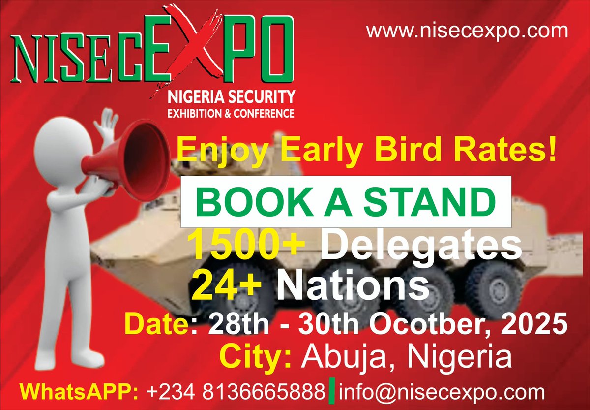 Kindly visit our website to learn more about NISECEXPO International Defence and Security Events at: nisecexpo.com