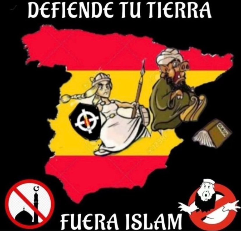 Anacunetas55's tweet photo. Tenemos el deber y la obligación de defender
España.

NO AL ISLAM. https://t.co/T85A5YlzX2