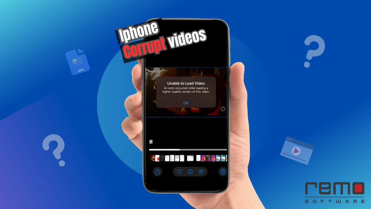 remosoftware's tweet image. Corrupt iPhone video? 💔 Don&apos;t worry, we&apos;ve got you covered. Learn how to repair it easily.

remosoftware.com/info/repairing…

#iPhone #videorepair #techtips #remosoftware #IOS #mac