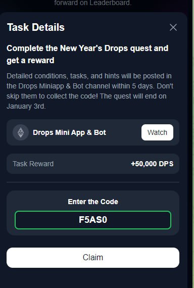 MustAirdrop's tweet photo. For Update: https://t.co/krord92pJK

Instant 50k DPS 🔥🔥
 DropsBot Code : F5AS0 🤩

New user : https://t.co/r2Tdgpda53 https://t.co/SpwOSTH1ku