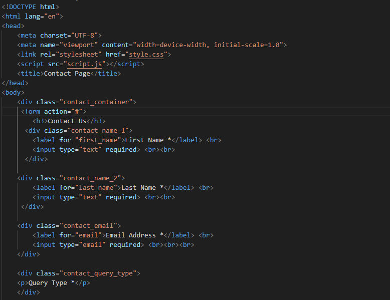 codewithyusuff's tweet photo. Hello guys.
I’m really thrilled and excited to share with you all the final result of a coding challenge assigned to me from https://t.co/u5CfGbRXIr, where I was instructed to code a CONTACT FORM using HTML and CSS. https://t.co/qa6jf23tOk