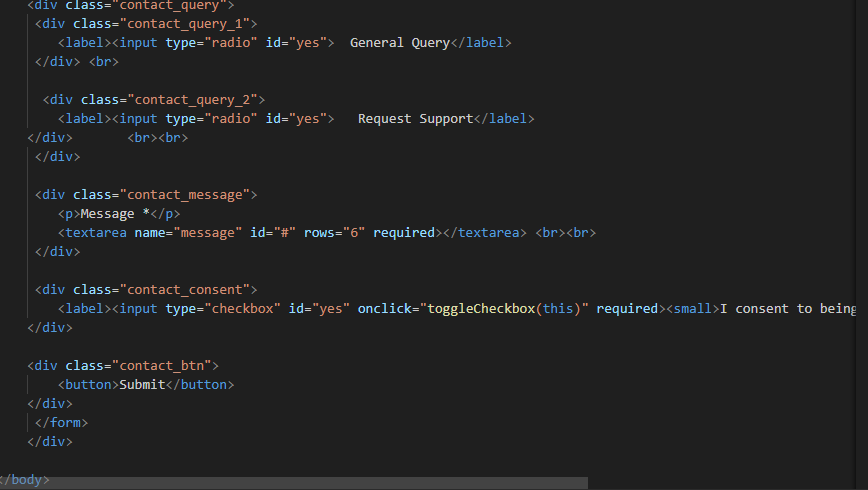 codewithyusuff's tweet photo. Hello guys.
I’m really thrilled and excited to share with you all the final result of a coding challenge assigned to me from https://t.co/u5CfGbRXIr, where I was instructed to code a CONTACT FORM using HTML and CSS. https://t.co/qa6jf23tOk