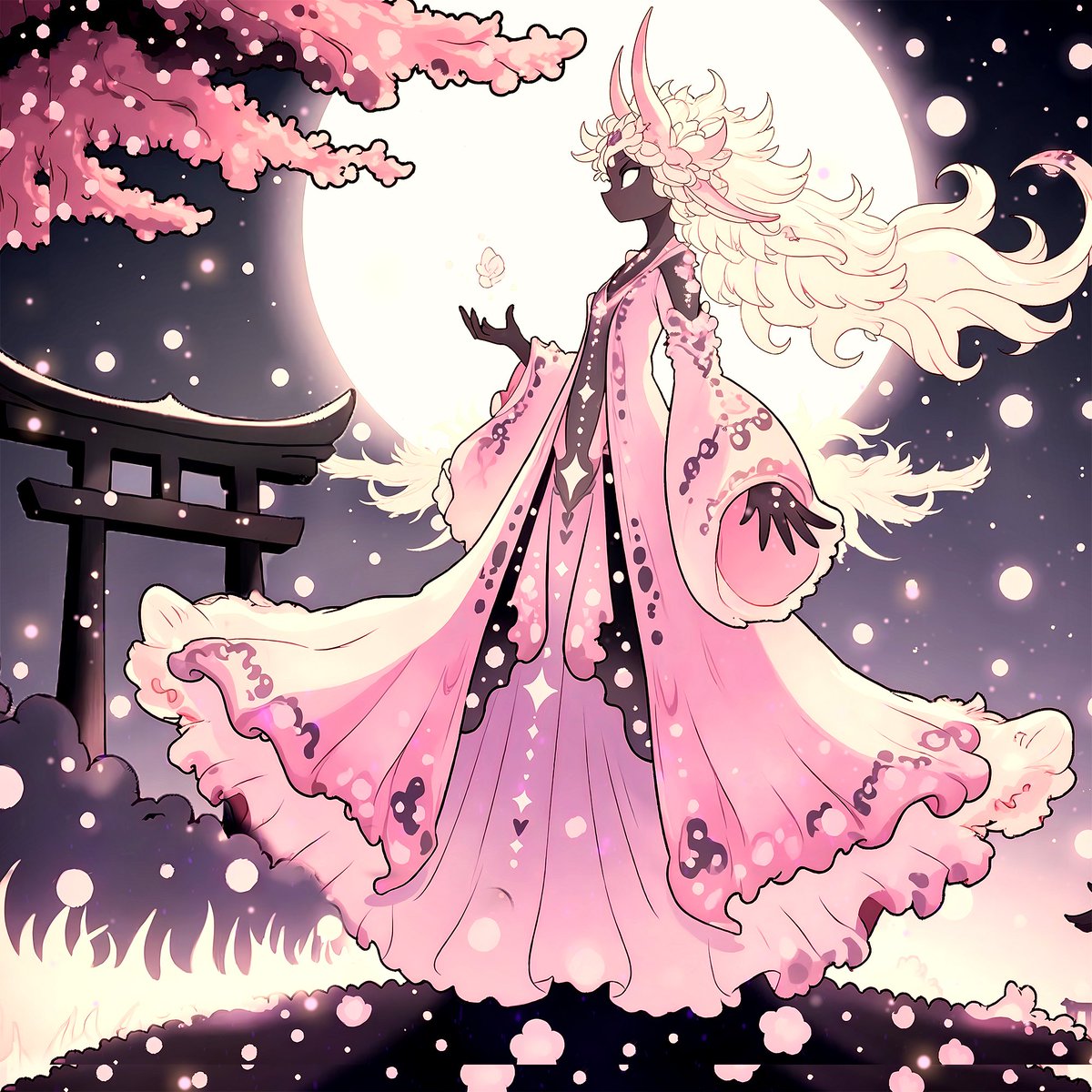 TsukiShugota's tweet photo. Tsuki looking majestic and radiant. Thank you @emma_graphics for bringing this vision to life https://t.co/kodHNJgs4y