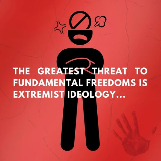 AkhuwateAwam's tweet image. Extremism is a harmful ideology that undermines societal well-being and threatens the core values of freedom and unity."
#EndExtremism #UniteAgainstHate #FreedomAndUnity #stopthehatespreadthelove #preservecorevalues #fightagainstextremism #standforunity #ProtectOurValues