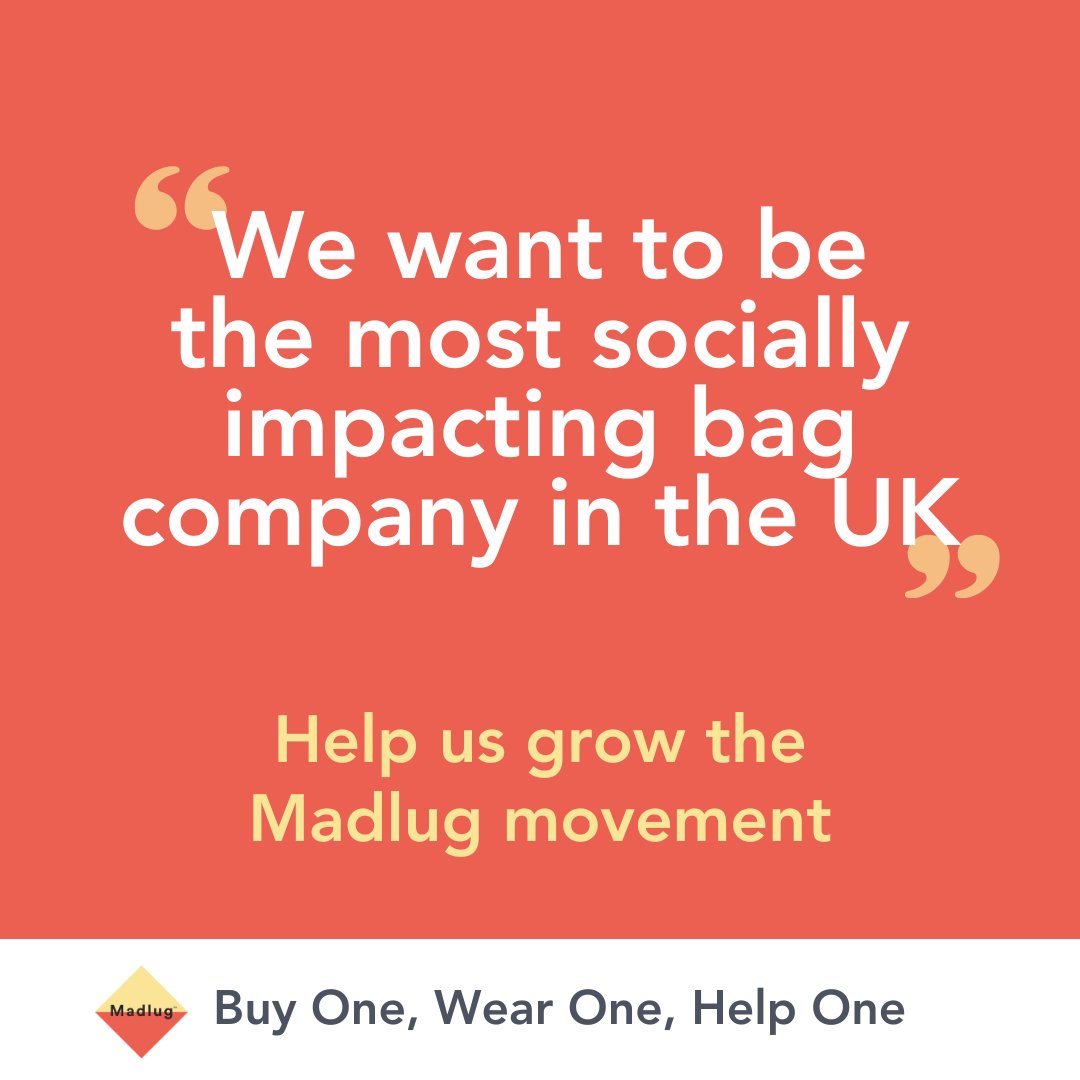 Madlug™ (@wearemadlug) on Twitter photo This year Madlug turns ten!  By our 10th birthday we want to give 125,000 pack away travel bags to children in care, because no child should carry their life in a bin bag. 
Can you help us reach our target this year? Shop now and make a difference 👉madlug.com This year Madlug turns ten!  By our 10th birthday we want to give 125,000 pack away travel bags to children in care, because no child should carry their life in a bin bag. 
Can you help us reach our target this year? Shop now and make a difference 👉madlug.com