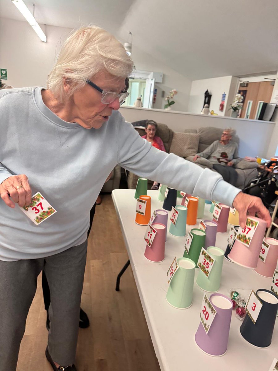 futurecaregroup's tweet photo. Festive Fun with Christmas Bingo at Oaklands House!

What happens when you mix a beloved classic game with a festive twist? Pure joy and laughter! This week, our residents had an absolute blast with our special Christmas Bingo session.

#CareHomeChristmas #CareHomeFun https://t.co/0kCt1C4fOE