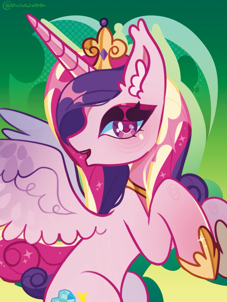awwwsma's tweet photo. 🤭💚❤️

#Mylittlepony #mlpart #mlpfanart #chrysalis #cadance https://t.co/fRv0U0IAeD