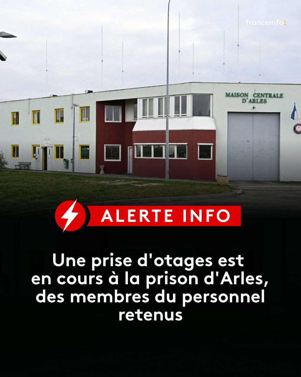 🔴 Un détenu retient actuellement des infirmiers ainsi qu'un surveillant
➡️ l.francetvinfo.fr/m88