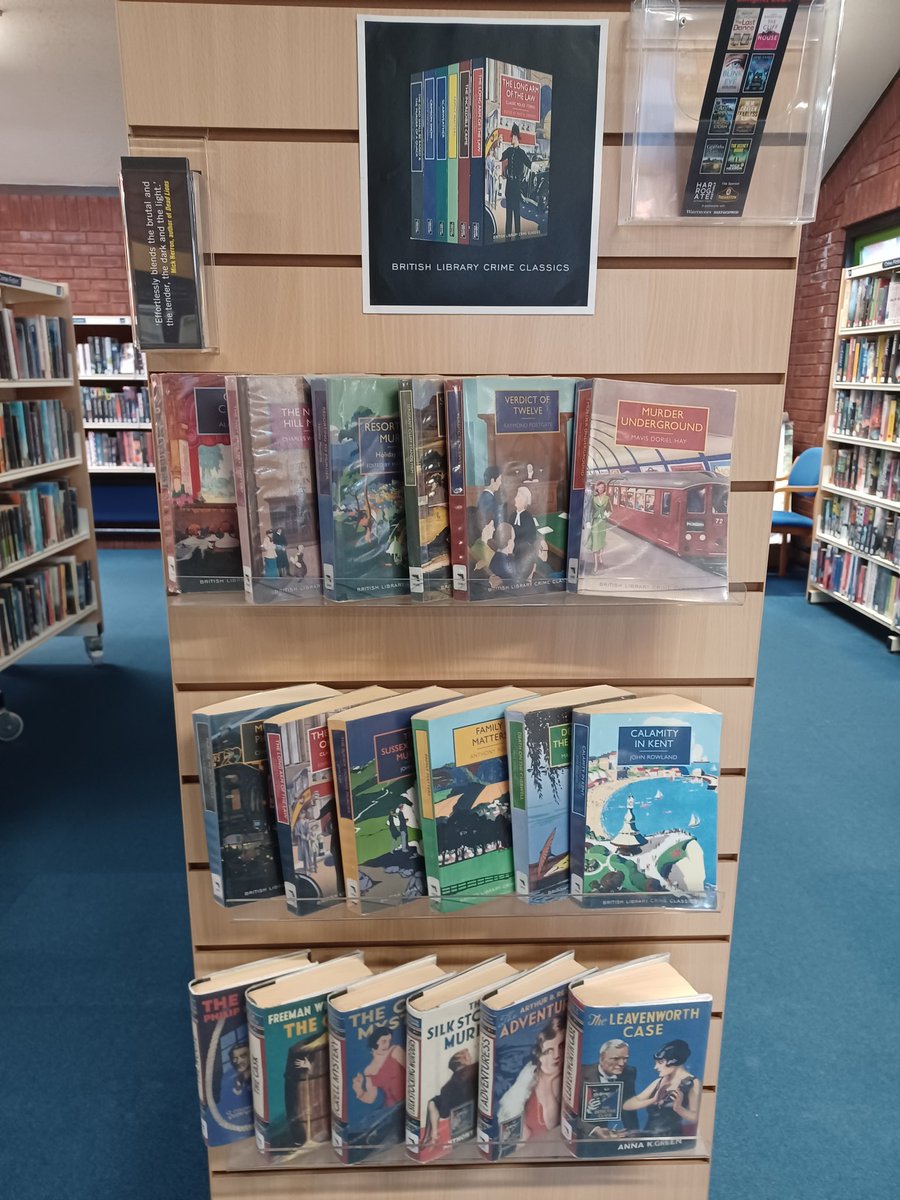 Great selection of British Library Crime Classics in #Broadstone #library today.  Sadly,  I've already read them all! <a href="/ShedunnitShow/">Shedunnit</a>