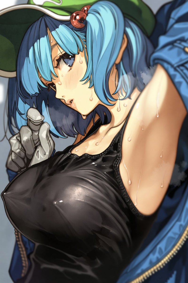 ムレムレタンクトップにとり
#河城にとり 