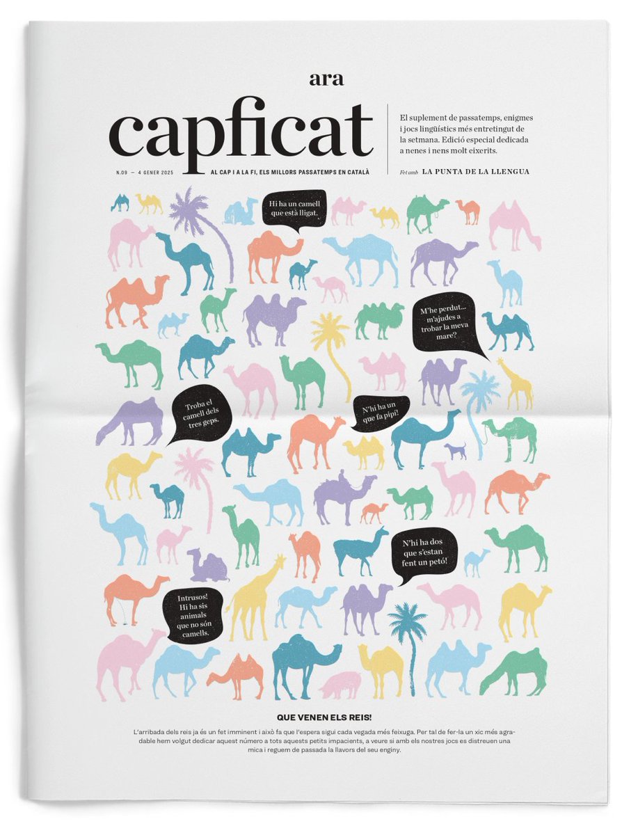 👑 L’arribada dels Reis és imminent i per fer que l’espera dels petits sigui més agradable, dediquem aquest número als més impacients. 

📰 Aconsegueix el suplement aquest dissabte al quiosc. 
Fet amb <a href="/la_pdlla/">La punta de la llengua</a>