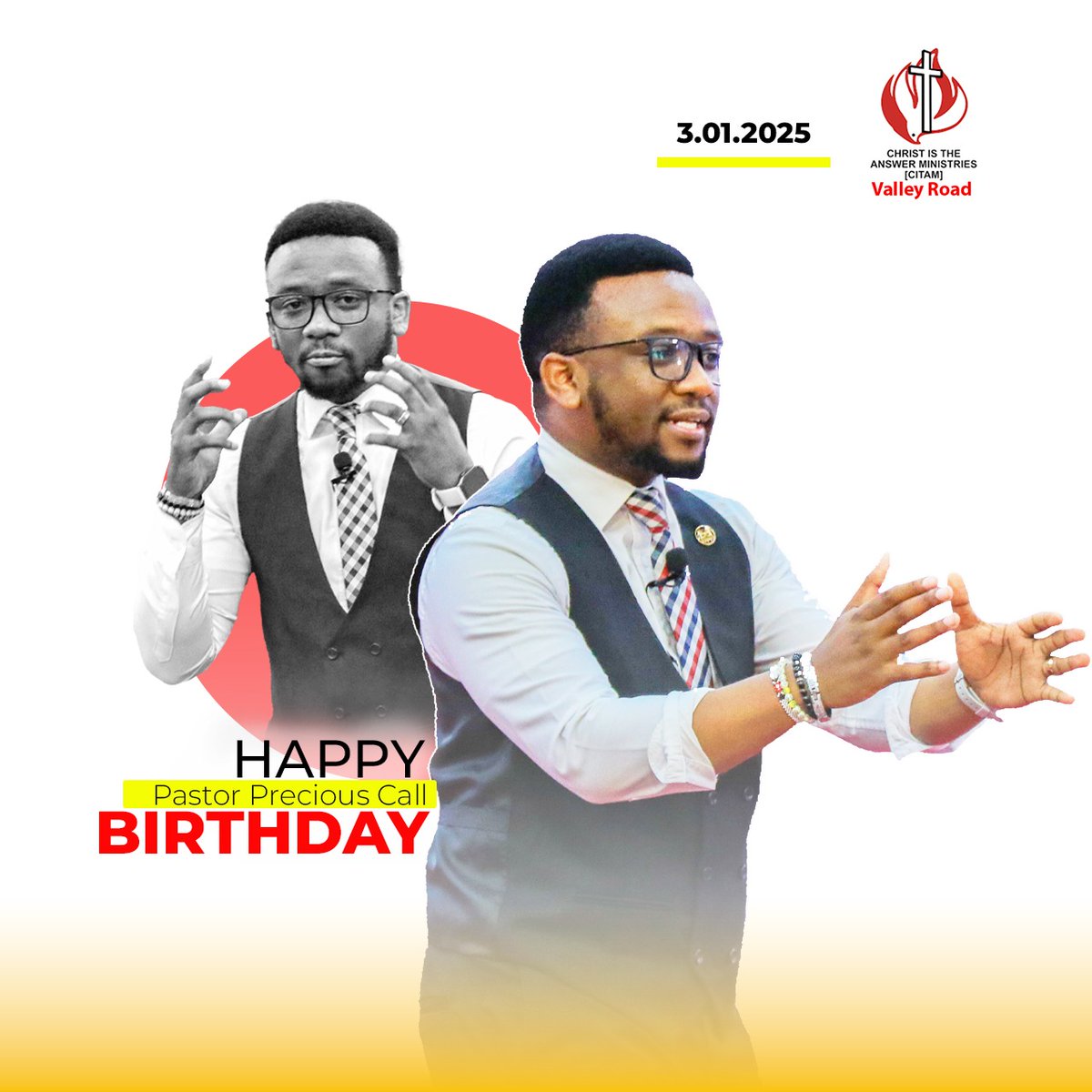 CITAM VALLEY ROAD (@citamvrdke) on Twitter photo We wish our pastor <a href="/call_precious/">Precious Call</a> a Happy Birthday.
#citamvalleyroad
#InStepWithTheSpirit
#citamvalleyroadyouth We wish our pastor <a href="/call_precious/">Precious Call</a> a Happy Birthday.
#citamvalleyroad
#InStepWithTheSpirit
#citamvalleyroadyouth