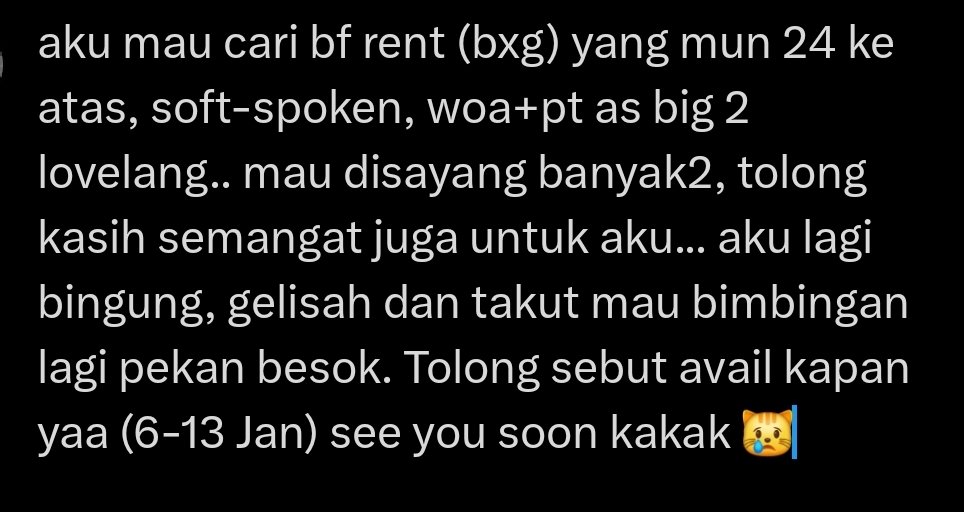 Cw // skripsi , tugas akhir
🌸 Halo... minta tolong baca teks di bawah ini ya.. makasih banyak kakak 😿
