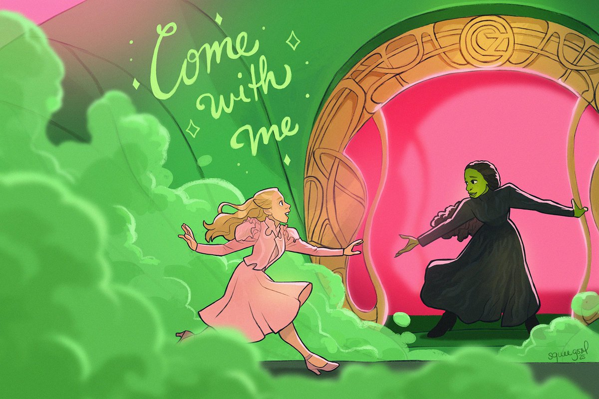 HAPPY 2025!!! 
facing the year POSITIVELY EMERALD!!!! 

#wicked #wickedmovie 
#oneshortday #gelphie