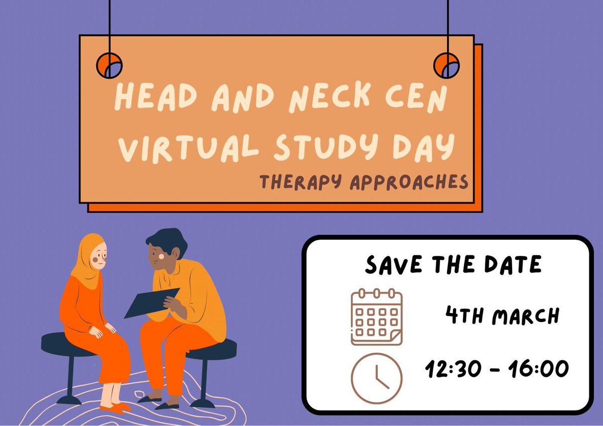 💥SAVE THE DATE💥

We are well underway with planning for our next study afternoon!

Come and join us!

📍: Virtual
📆: Tuesday 4th March 2024
⏰: 12.30-4pm

Booking details to follow…

<a href="/HeadNeckNorth/">Head & Neck Cancer CEN (North)</a>