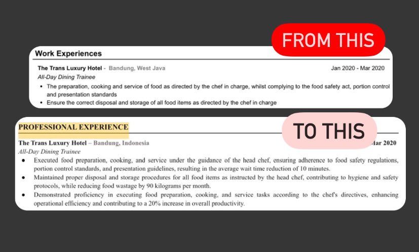 Kalian yg mahasiswa, udah mulai bikin CV belum?

Salah satu penyesalanku adalah gak bikin CV dari awal &amp; gak rutin nge-update.

Ini tips bikin CV biar km gak kewalahan pas mau mulai daftar2 kerja (berlaku jg buat beasiswa, organisasi, dll).