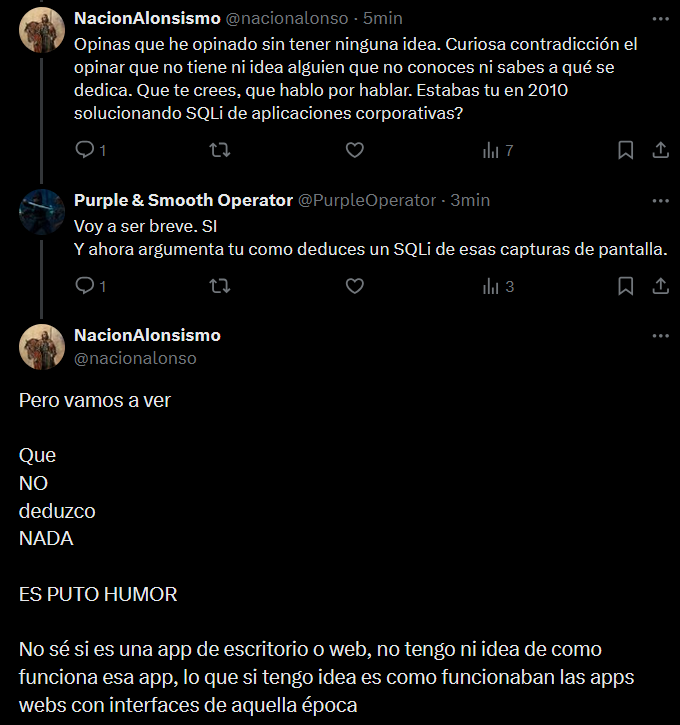 PurpleOperator's tweet image. La que se ha liado por unas capturas de pantalla de una aplicación. Y luego la gente montándose películas. Que no!!!! que no te puedes inventar cosas que no son evidentes.