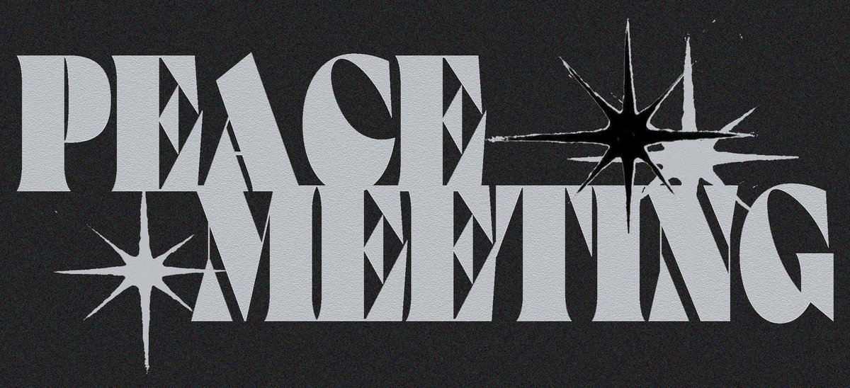peace meeting tweet media