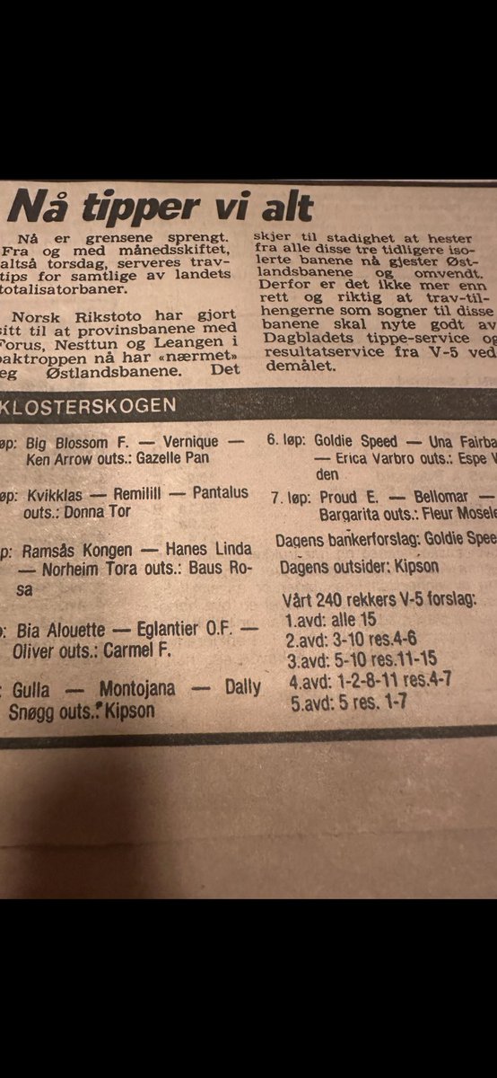 Da ønsker vi Dagbladet velkommen til andelstorget den siste brikke på plass.  trav rank tips ut til folket 🐴 🦉