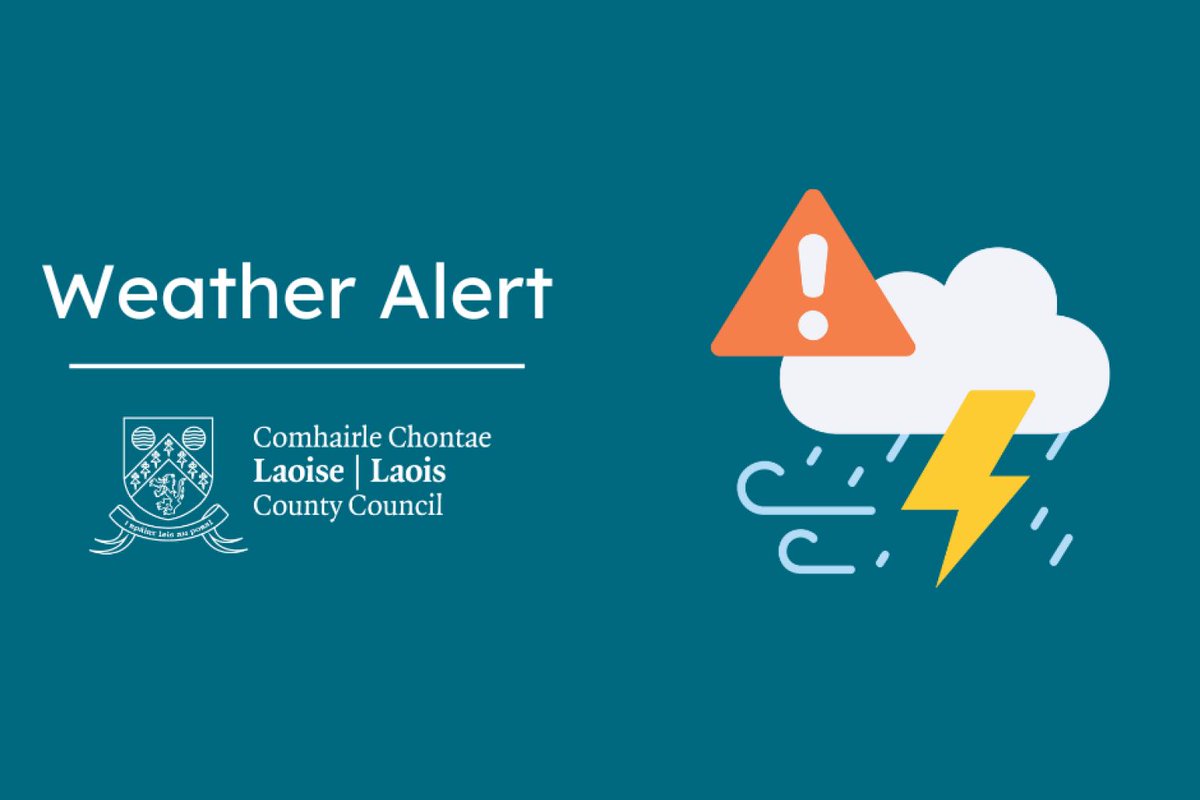 ⚠️ Weather Warning - Snow/Ice - Laois 03.01.2025
➡️ Please find most up to date details and further information on Laois.ie or on the attached link: laois.ie/news/alerts/20…