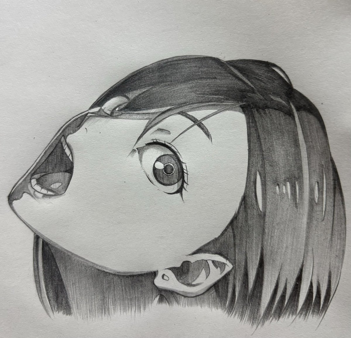arty__ai's tweet image. 鉛筆で綾瀬桃かいてみた！