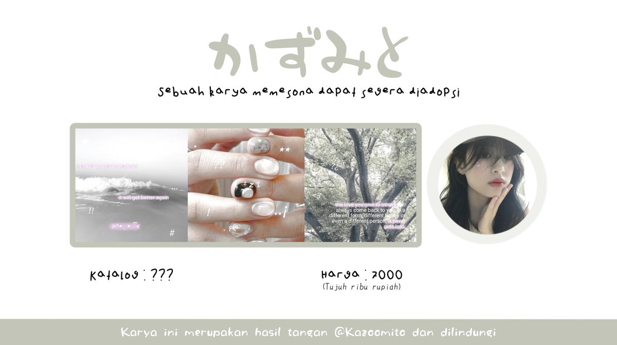 WickedSaintess's tweet photo. Halo, boleh bantu repost-nya? Makasih banyak, ya!

Aku bawa layout ready stock serba-serbi Ahyeon BAEMON. Pembayaran via QRIS dan free retext. Kamu akan dapat ava jpg+png dan header with text+no text. Bawa pulang sekarang, yuk. #zonauang #zonauangᅠ  #zonauangᅠ https://t.co/jdPYKGtVQ2