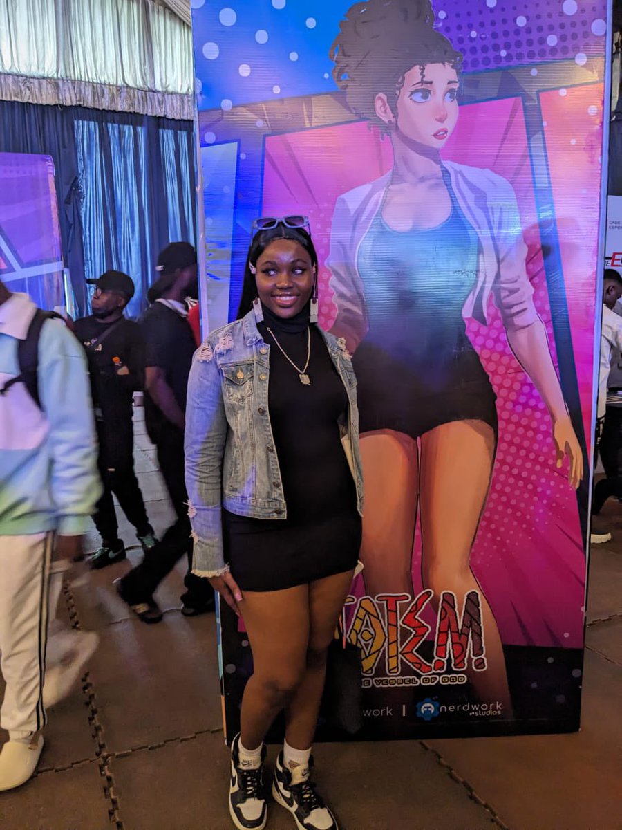 Le_ziga's tweet photo. Funny how I walked into the event and I saw this character and fell in love with her, we’re basically twinning in our outfit a bit(this was nerdwork Comic-Con 2024)…anyways By the end of the day, I left feeling super inspired and grateful to be part of such an amazing community. https://t.co/rsWlwuYhkQ