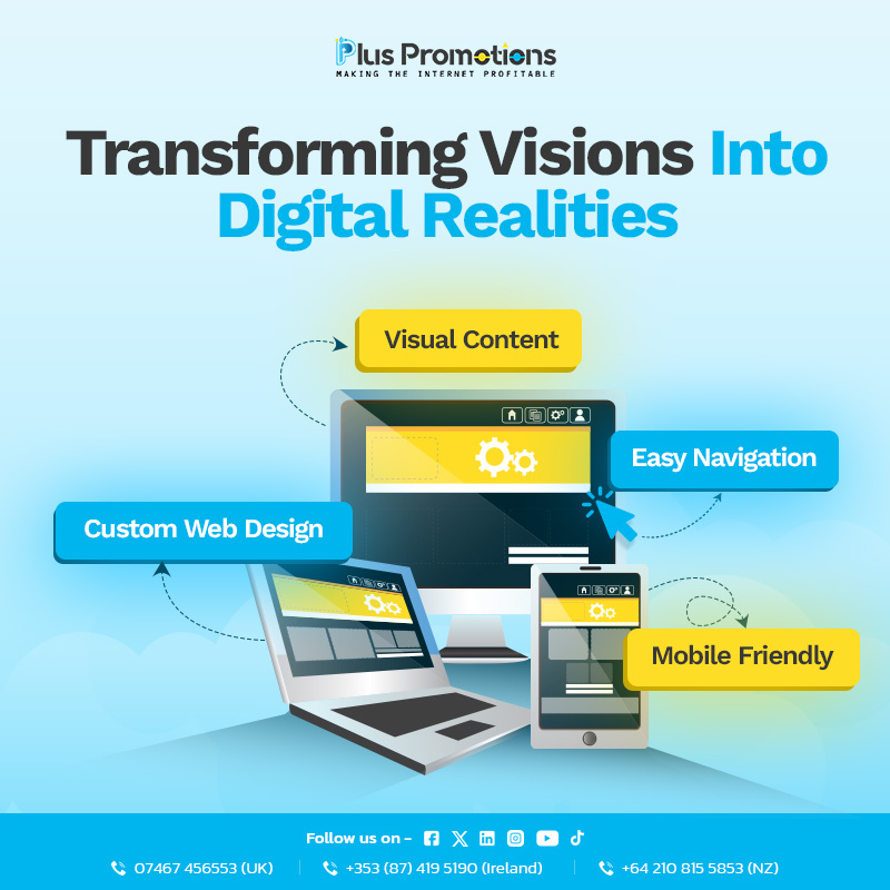 plus_promotions's tweet image. If you’re looking for web designing services, let Plus Promotions bring your ideas to life, building digital spaces that resonate with your audience and drive measurable results.
#webdesignservices #websitedesignanddevelopment #responsivewebdesign
