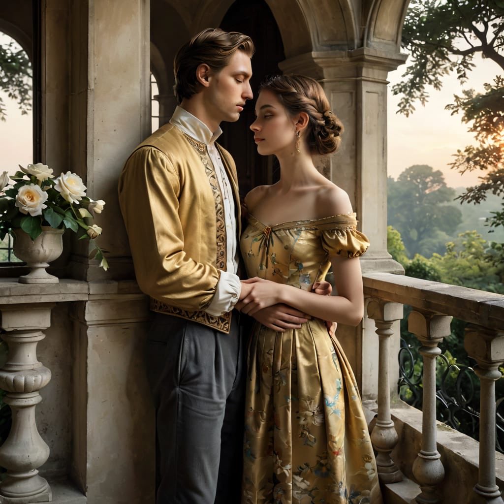 Lothar52's tweet image. "Lovers on the balcony of a classic house in the style of the painter Vermeer." - made with @NightCafeStudio 

creator.nightcafe.studio/creation/65FMf…

#aiart #nightcafe #digitalart