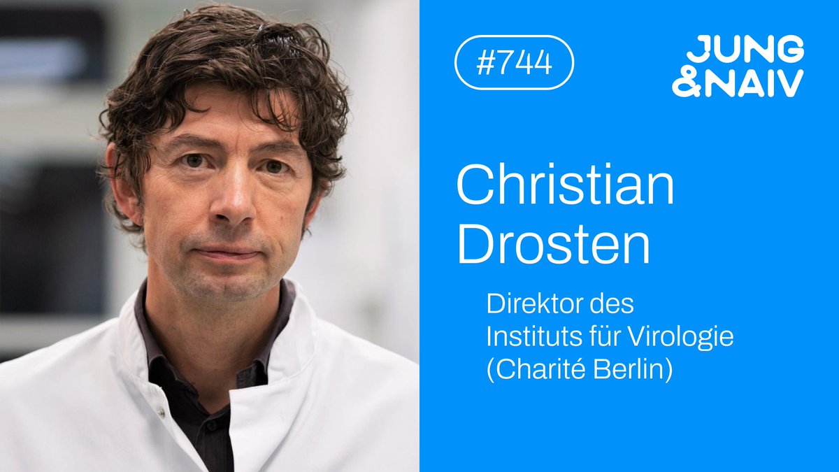 Jetzt LIVE: Christian Drosten bei <a href="/JungNaiv/">Jung & Naiv</a> youtu.be/av2Hax3Bg1U

Naive Fragen? Bringt euch ein im Livechat!