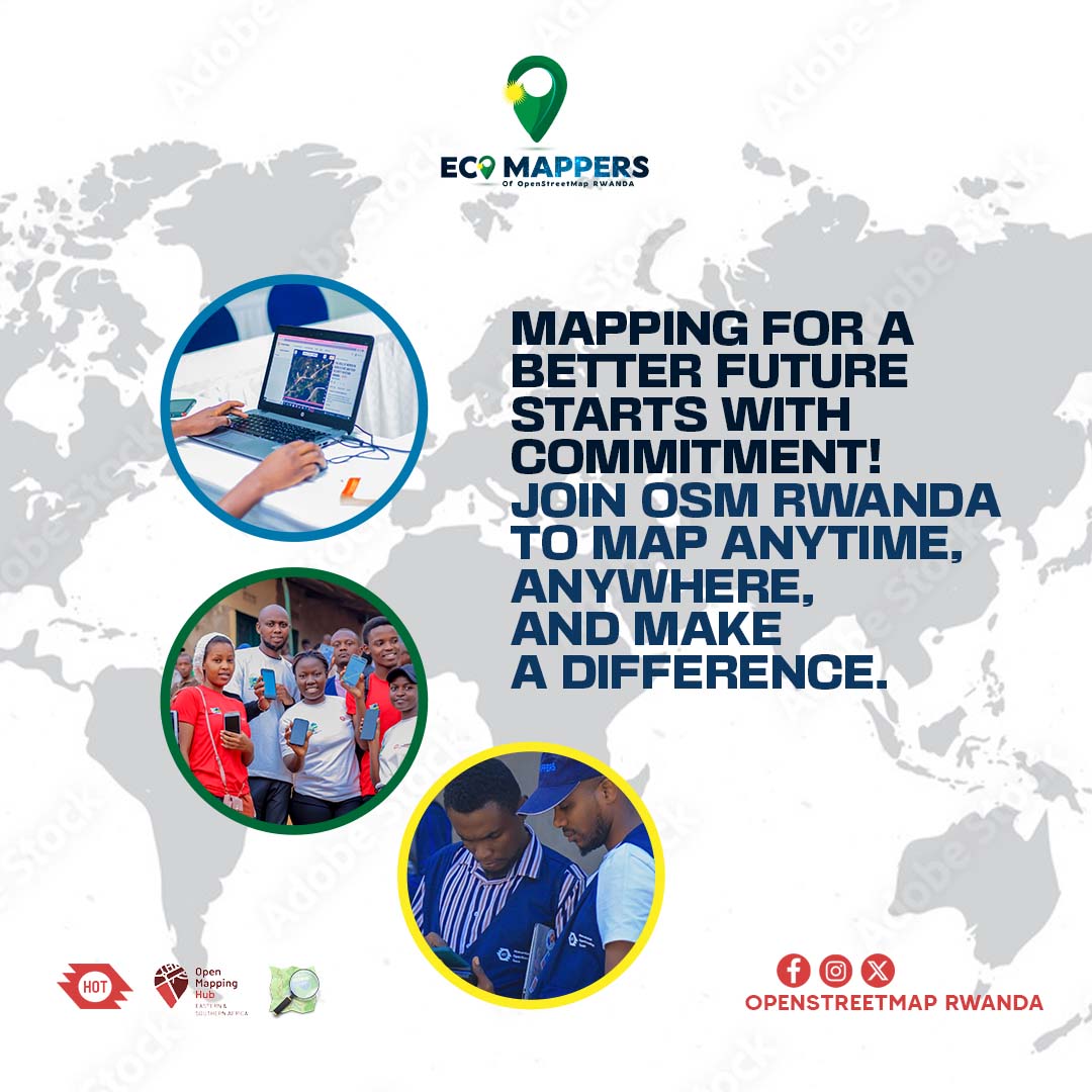 osm_Rwanda's tweet image. Mapping for better future start with commitment!
#Openmapping #mappingforthefuture