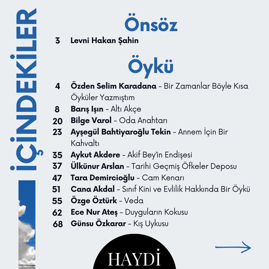haydidergi's tweet photo. 29. sayı (Ocak-Şubat 2025) / İçindekiler
https://t.co/GpGAQMSPrI https://t.co/xlLqqeCPOC