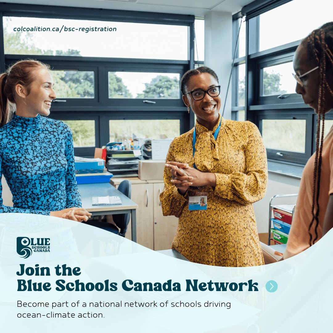 CANoceanlitCO's tweet photo. Blue Schools Canada supports educators in advancing ocean literacy and climate action. Apply for the Experiential Learning Grant to bring hands-on learning to your students.
Deadline: February 28, 2025.

Apply today: https://t.co/sA0pVUh08U

#BSCGrant2025 #OceanLiteracy https://t.co/cVxqaEDlRx