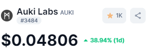 Gm 😎

New all time-high for $AUKI I <a href="/AukiNetwork/">Follow @Auki</a> 🦾

You are not ready😏