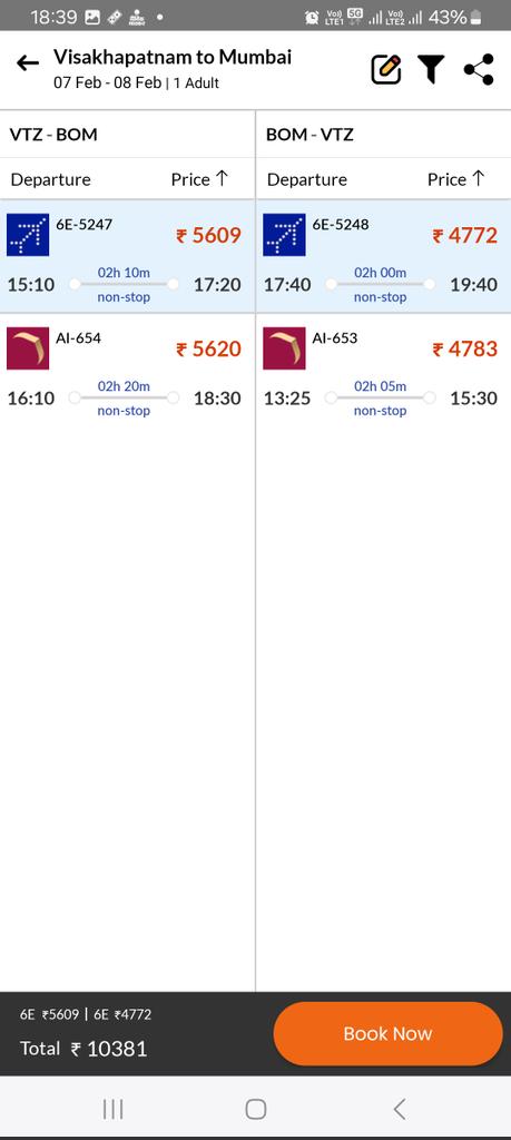 Dear <a href="/airindia/">Air India</a> , U hav shut  Mumbai flights from <a href="/aairprairport/">Raipur Airport</a> to focus on "Prime Routes". Now <a href="/IndiGo6E/">IndiGo</a> is minting money wid monopoly while U selling cheap tickets from unviable stations to Mumbai even with higher distance. R U getting subsidy or doing charity? <a href="/AviationAll_/">AviationAll</a>