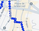 MangantoN's tweet photo. @AytoHuelva Este recorrido está bien? No sé si van a pasar por el pasaje del Kebab ya que ahí no hay ninguna calle. ¿Podéis confirmar una vez que sale de Avenida de Alemania hacia dónde va? https://t.co/gWyQdSGKss