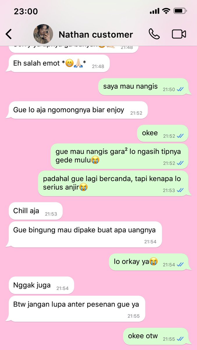 15. Tipnya nggak kira kira ya