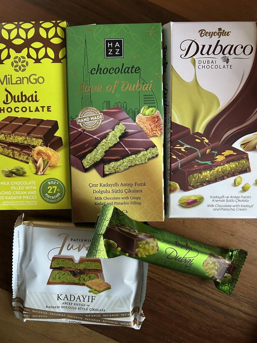 トルコ🇹🇷 ドバイチョコ🍫たくさん売ってます 本家っぽいのは高くて