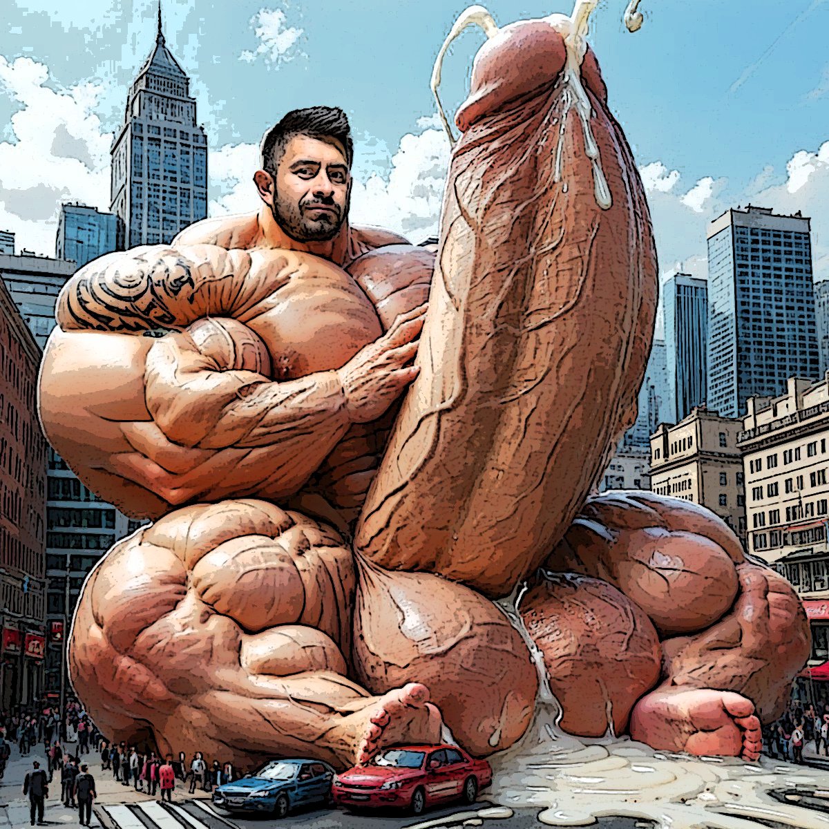 Mateo's Growth 8

#muscle #musclemorph #muscleart #musclegrowth #hypermuscle #hypercock #cum