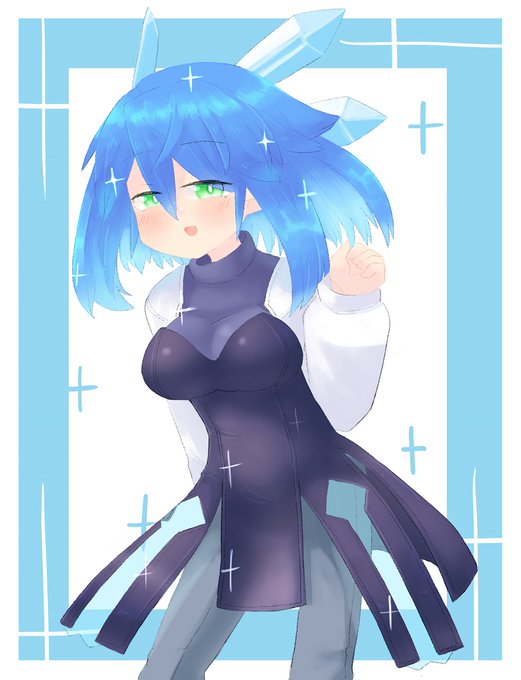 【新作】水氷の精霊シャートちゃん!お淑やかそう 