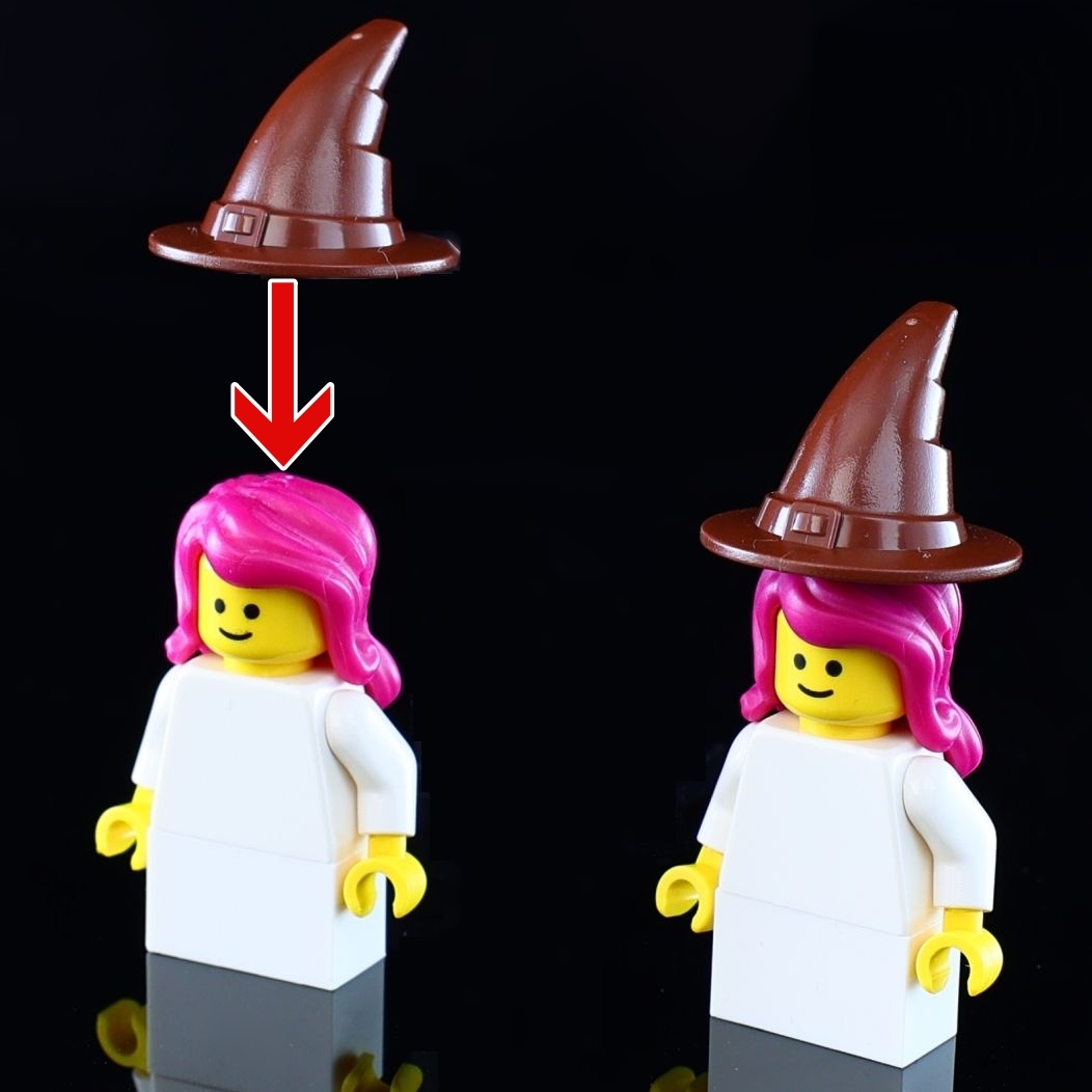 LEGOdouMoko's tweet image. 髪パーツの上から帽子パーツを取り付ける3つの方法の動画をアップしました #LEGO 
youtu.be/z94wvCFyJY0