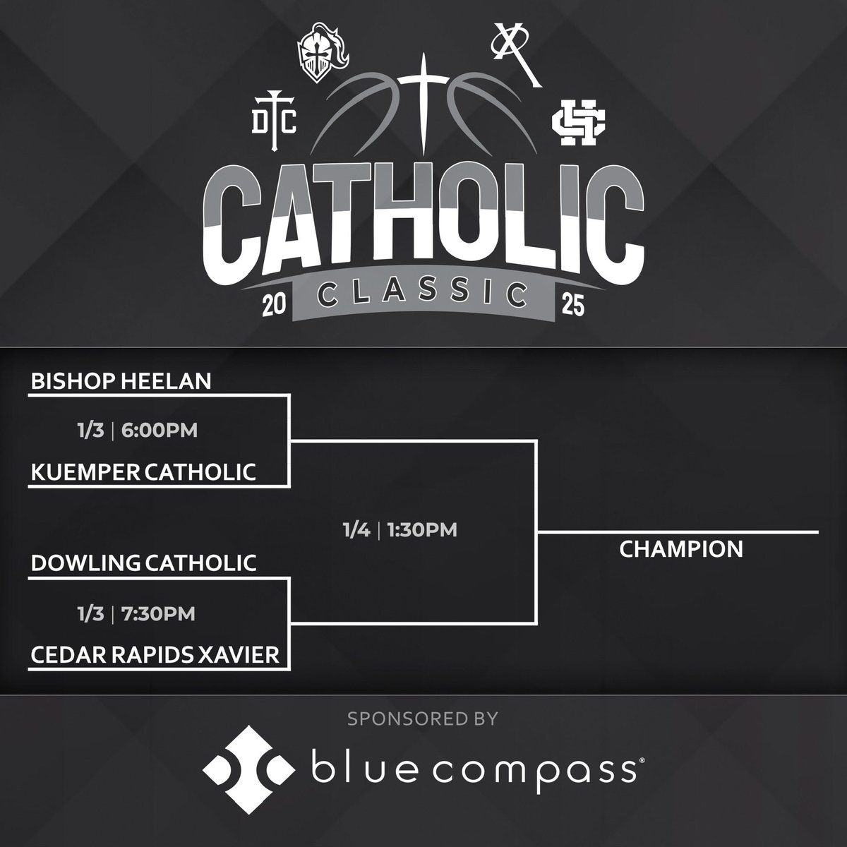 Dowling Catholic Boys Basketball (@dowlingbball) on Twitter photo Finally back to gameday! Come out and help support the Catholic Classic. The Maroons take on Xavier who is 4-1.
6pm: <a href="/CrusaderBball/">Heelan Boys Basketball</a> Vs. <a href="/KuemperKnights/">Kuemper Catholic School</a>
7:30pm: <a href="/CRXavierBBall/">CR Xavier BBall</a> vs. <a href="/DowlingBball/">Dowling Catholic Boys Basketball</a>
📍1400 Buffalo Road, WDM
🎟️ vancoevents.com/us/eventlist/d…
📺 youtube.com/cisntv Finally back to gameday! Come out and help support the Catholic Classic. The Maroons take on Xavier who is 4-1.
6pm: <a href="/CrusaderBball/">Heelan Boys Basketball</a> Vs. <a href="/KuemperKnights/">Kuemper Catholic School</a>
7:30pm: <a href="/CRXavierBBall/">CR Xavier BBall</a> vs. <a href="/DowlingBball/">Dowling Catholic Boys Basketball</a>
📍1400 Buffalo Road, WDM
🎟️ vancoevents.com/us/eventlist/d…
📺 youtube.com/cisntv