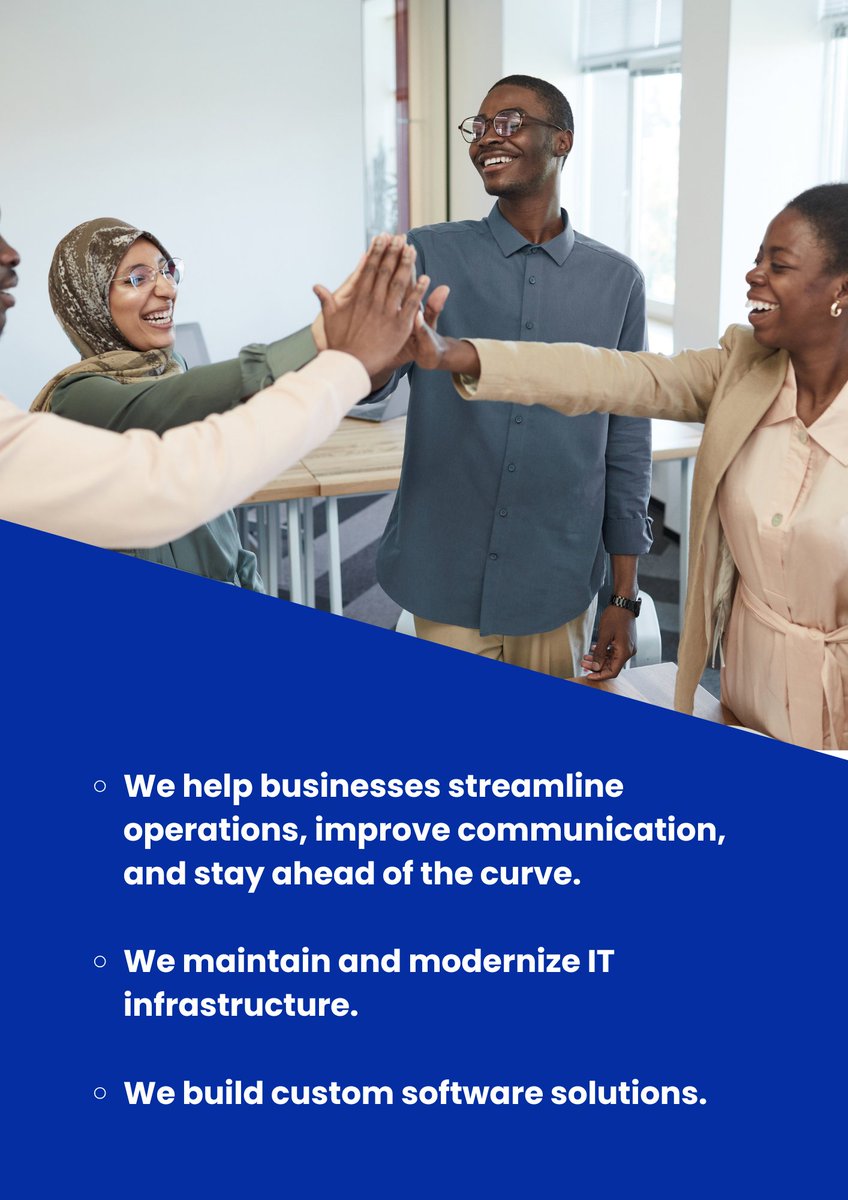 TechzoidNG's tweet image. We help businesses streamline operations, improve communication, and stay ahead of the curve. 💻 Our experienced team is passionate about delivering innovative and results-oriented solutions tailored to your specific needs. 
 #SoftwareDevelopment #ITSolutions #WebDevelopment